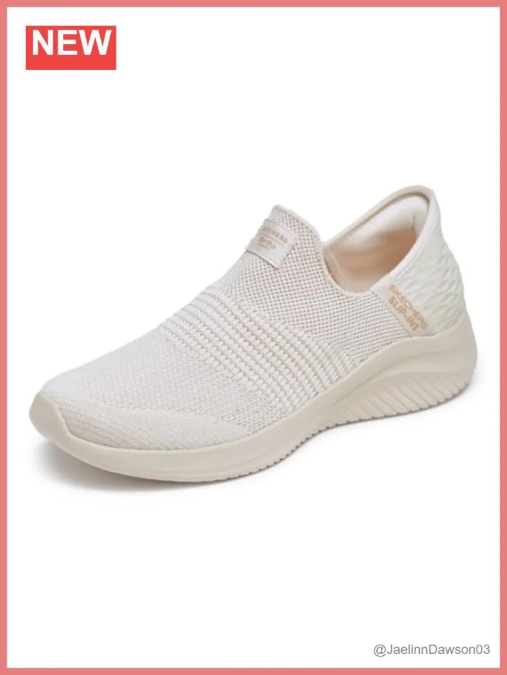 Slip-On Sneakers with Memory Foam Cushioning - Stretch Knit, Hands-Free Tech
